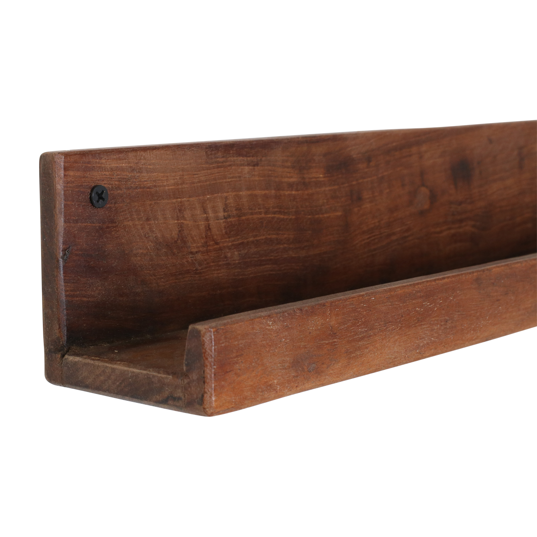 Factory wandplank - FSC-gerecycled hout - 75x8x8 cm - RAW