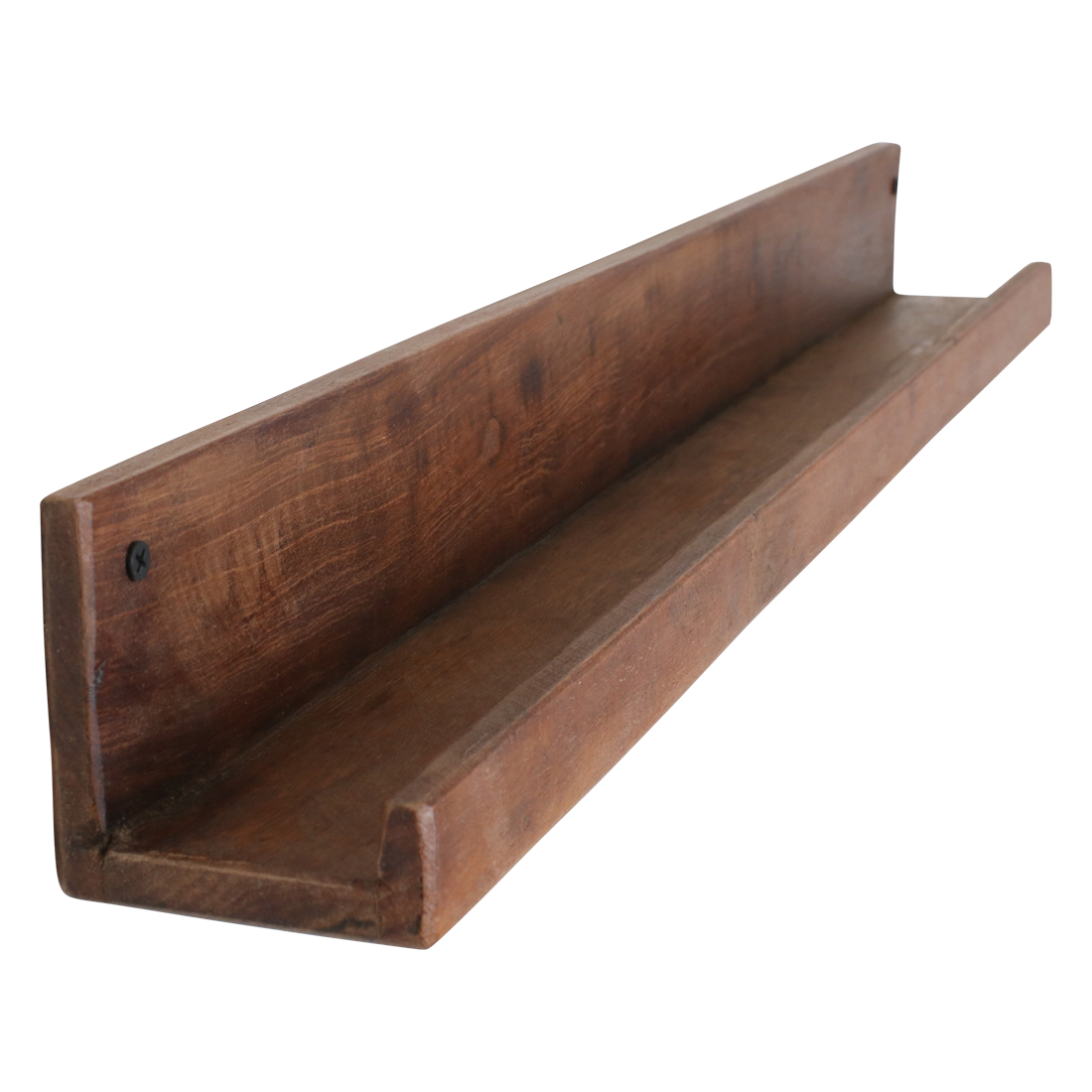 Factory wandplank - FSC-gerecycled hout - 75x8x8 cm - RAW
