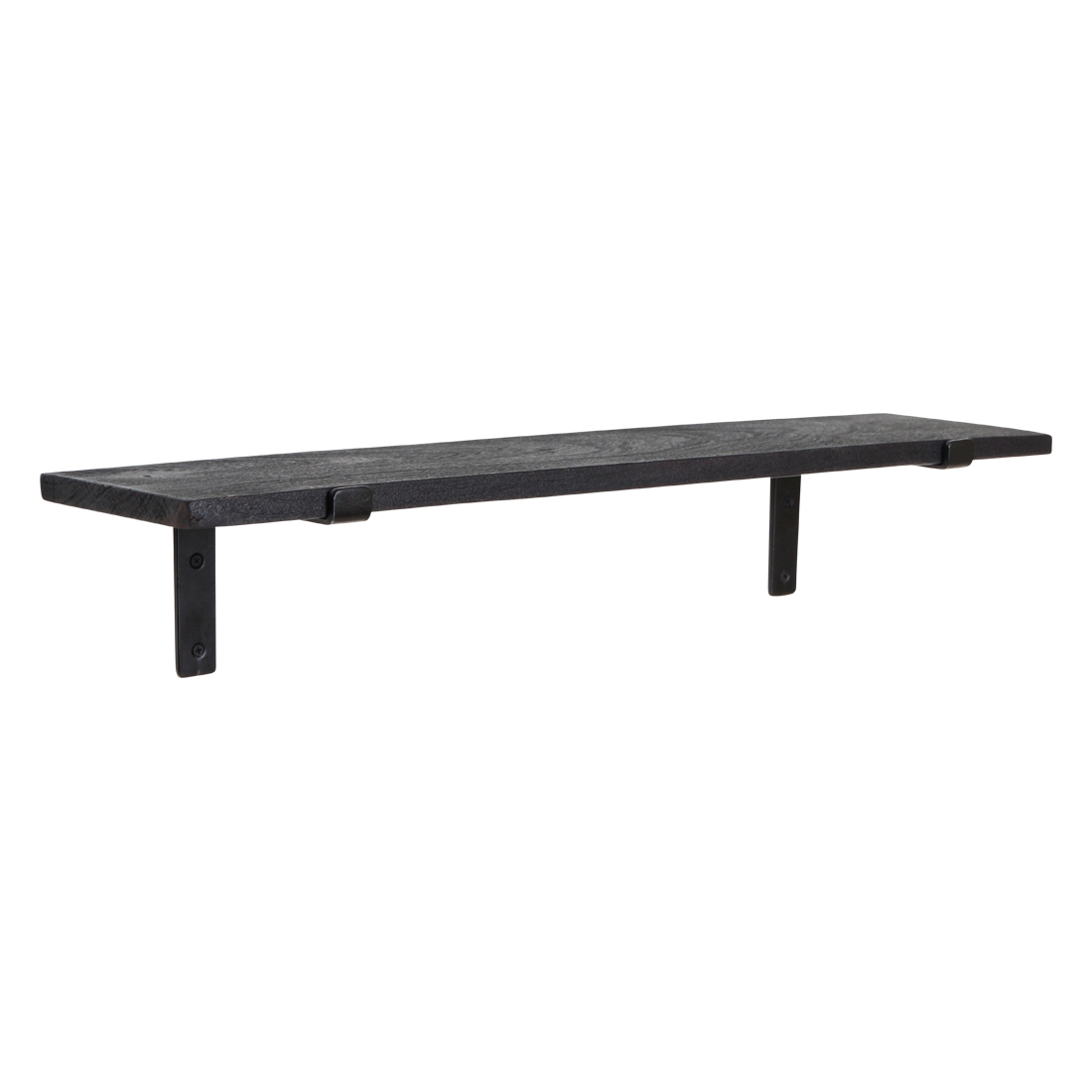Wandplank Factory zwart 80 cm - RAW