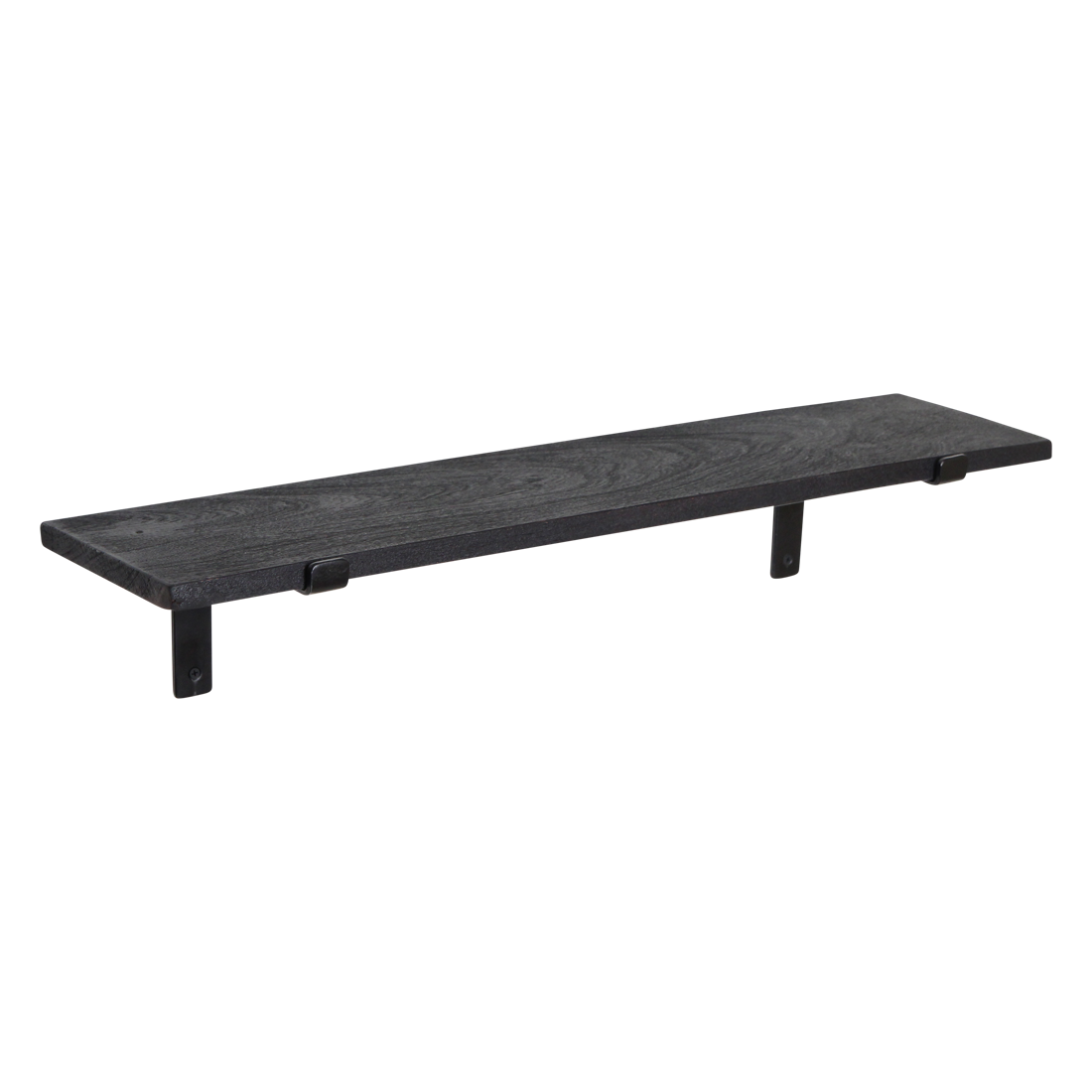 Wandplank Factory zwart 80 cm - RAW