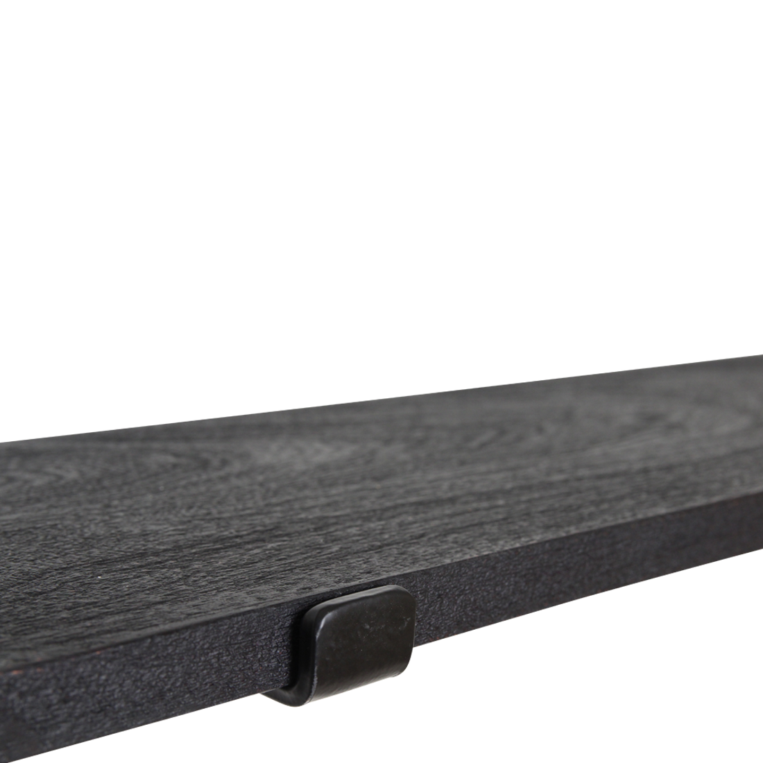 Wandplank Factory zwart 80 cm - RAW