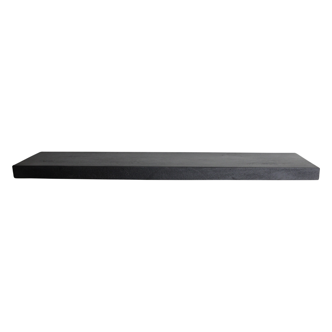Factory wandplank zwart - FSC-gerecycled hout - 75x8x8 cm - RAW