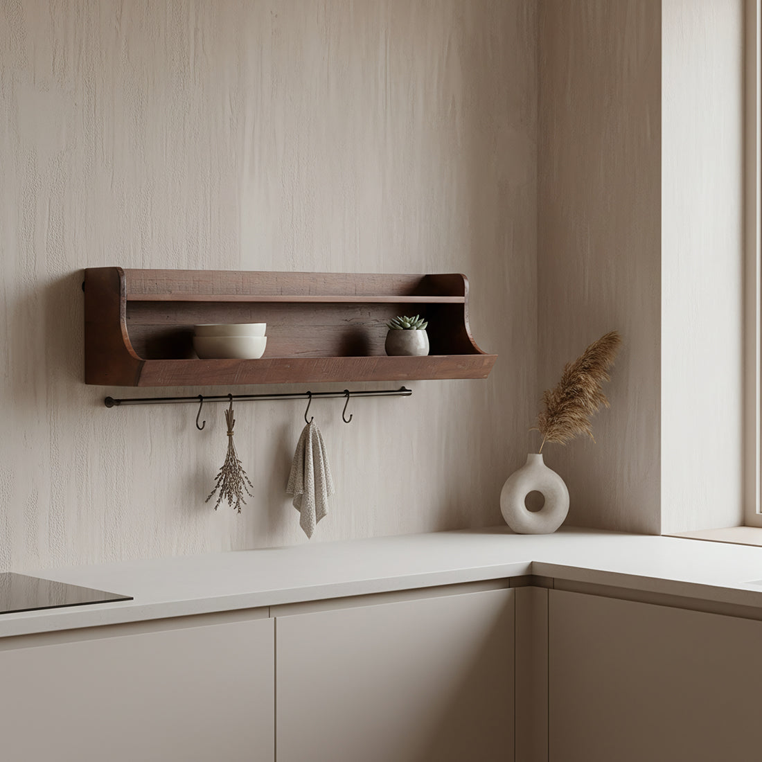Wandplank Factory 80 cm - RAW