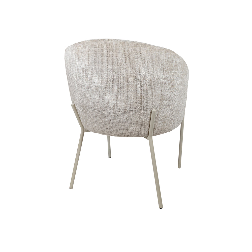 eetkamerstoel Adele  - beige poten - Cremona - Taupe 04 (prijs = set van 2)