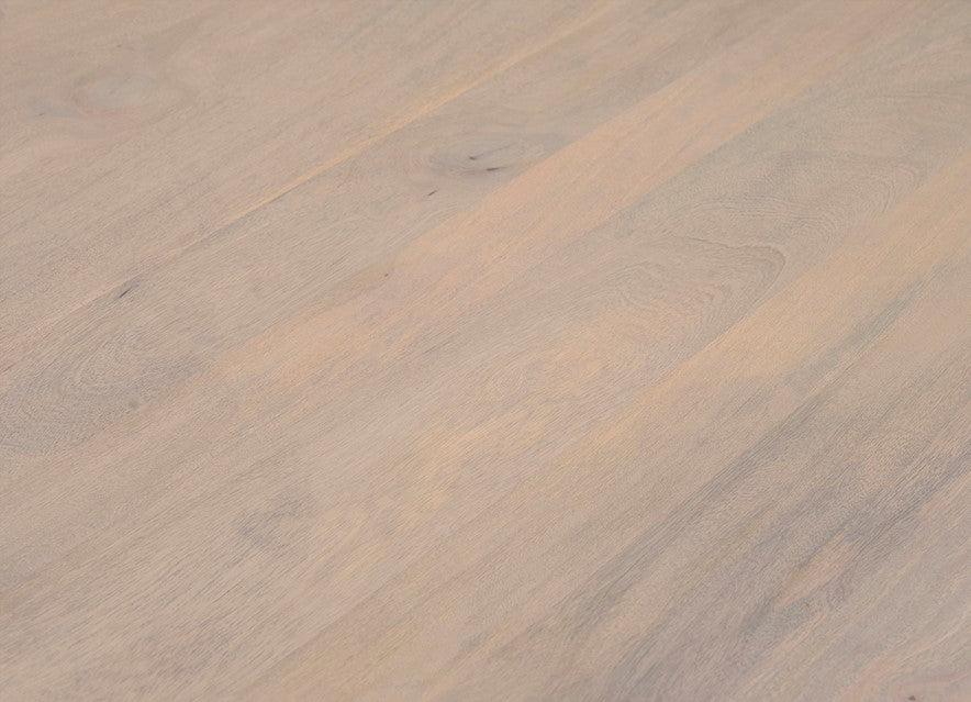 Deense ovale eetkamertafel 160, mango asblond - NW