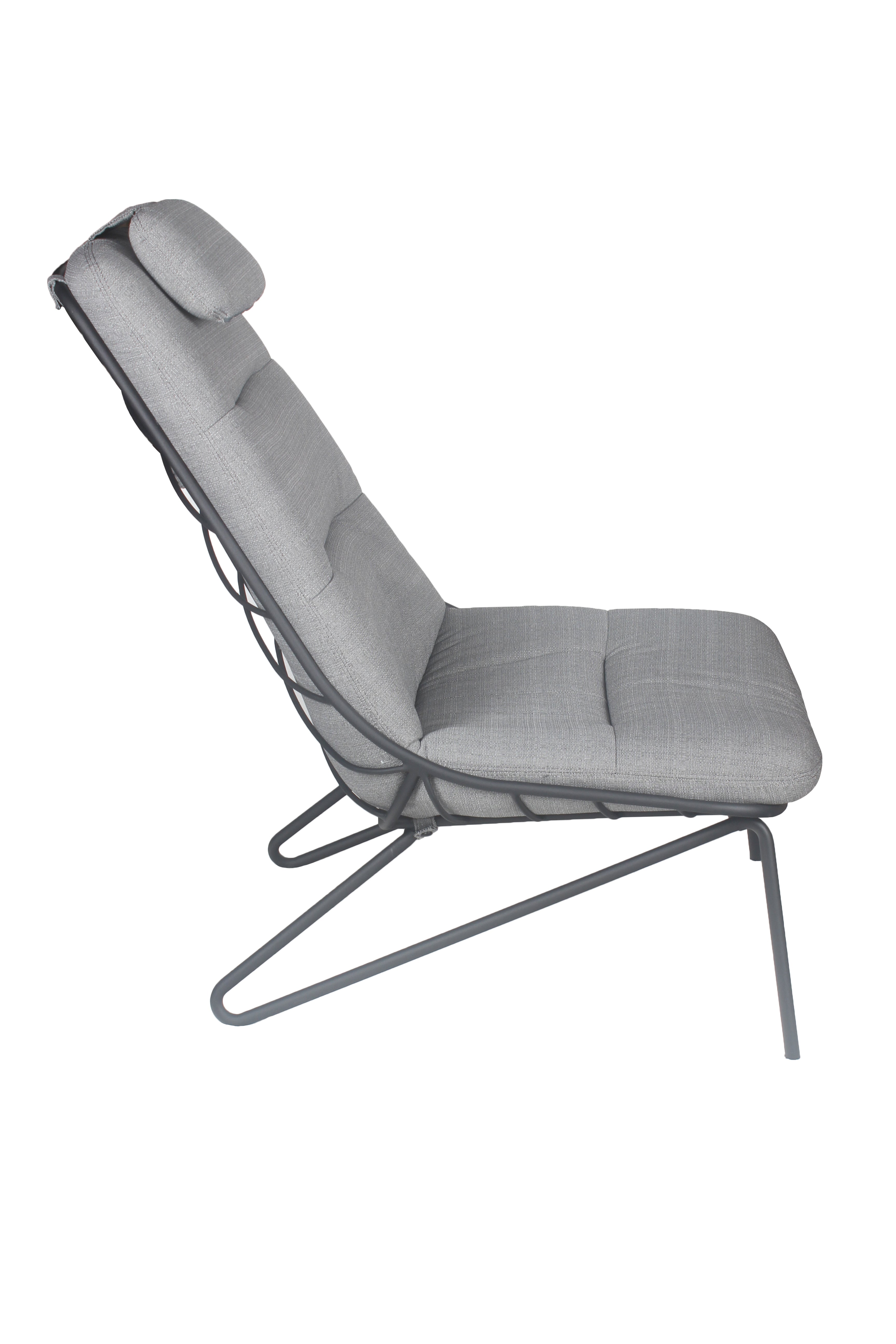 Outdoor loungezetel Alix zwart - LV