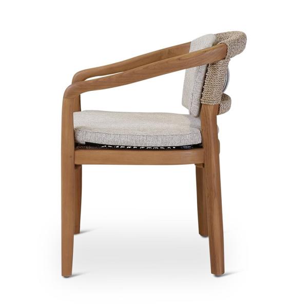 Outdoor armstoel Elias teak naturel - VDC