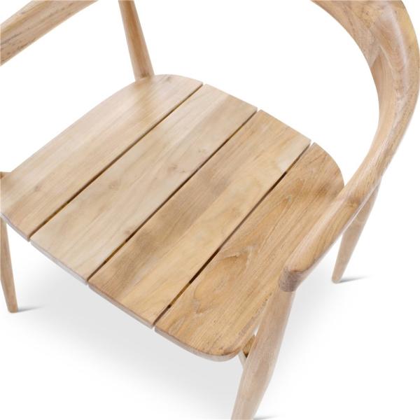 Armstoel outdoor Emma teak naturel - VDC