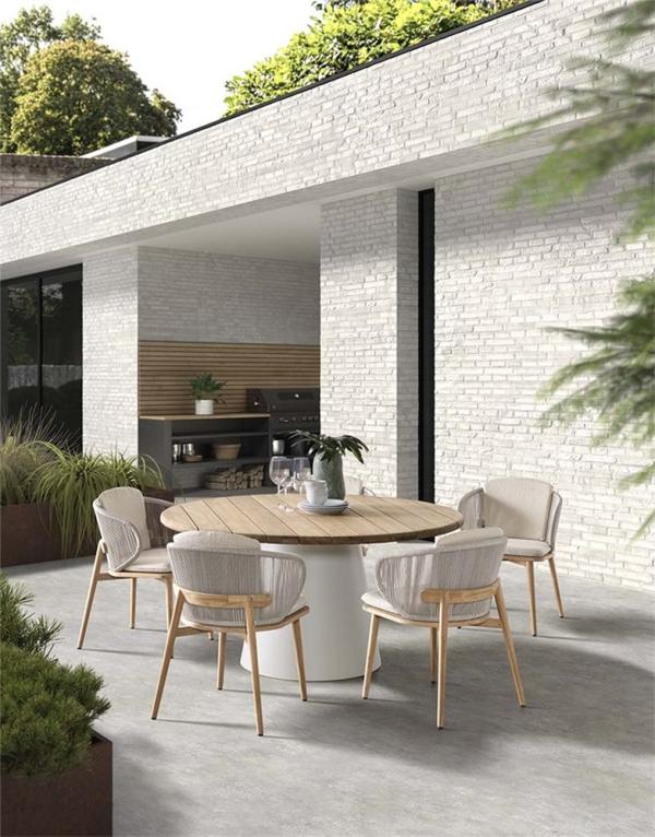 Armstoel outdoor Gabor teak naturel - VDC