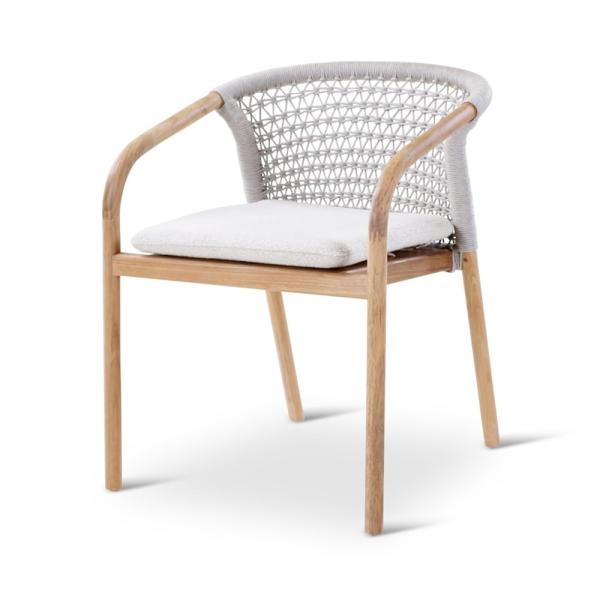 Armstoel outdoor Lugano teak naturel - VDC