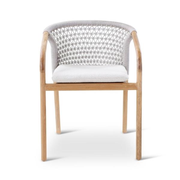 Armstoel outdoor Lugano teak naturel - VDC
