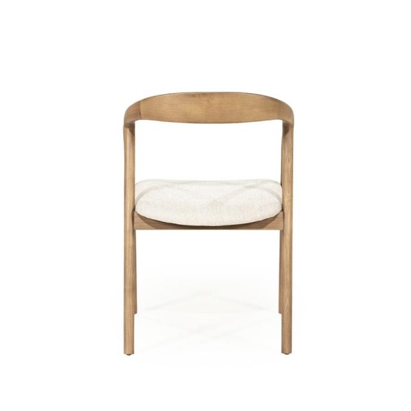 Fauteuil tendance Rayven chêne brun - Eleo