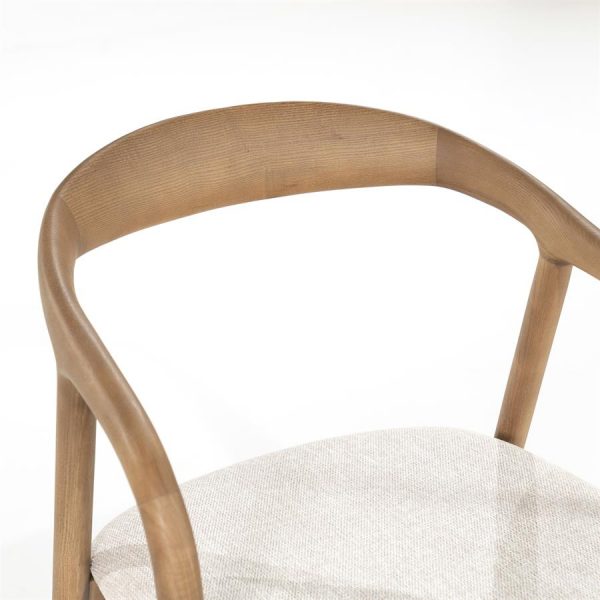 Fauteuil tendance Rayven chêne brun - Eleo