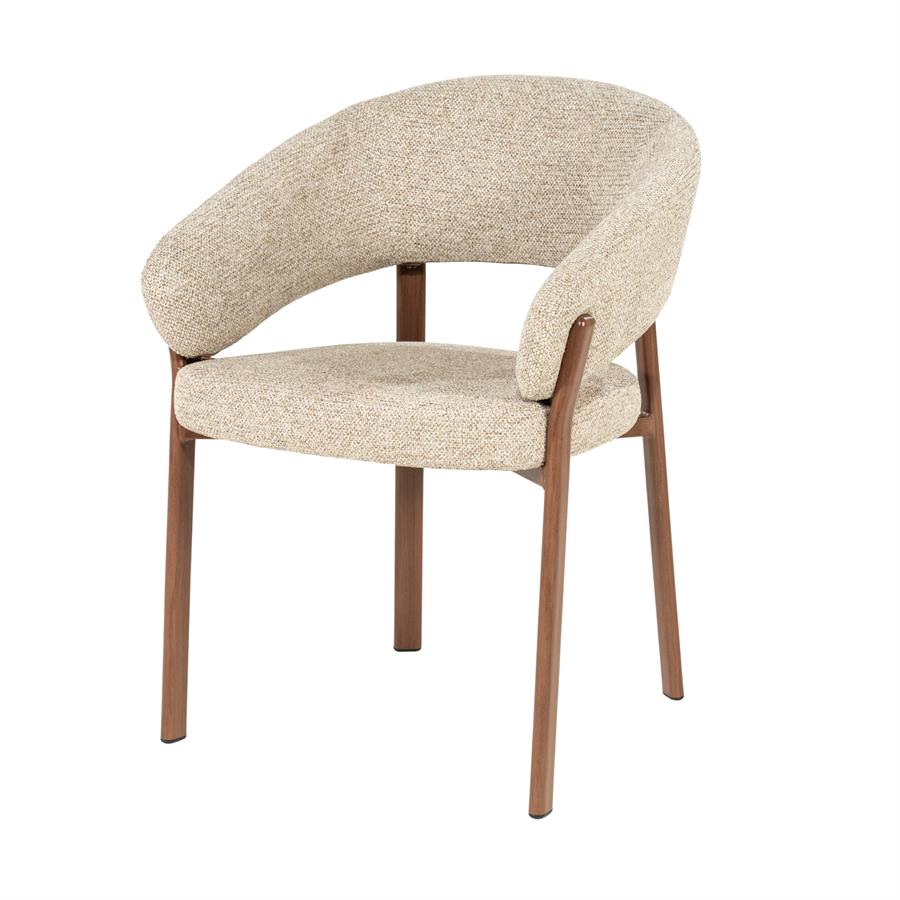 Armstoel Sedia bruin of naturel  - BYB