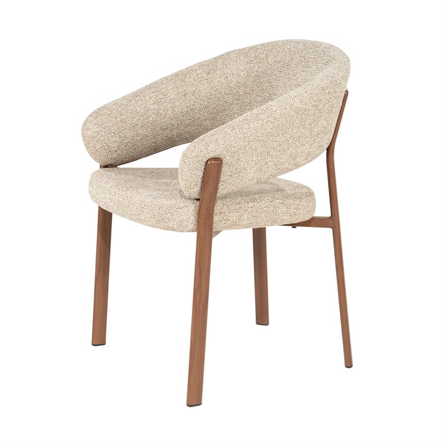 Armstoel Sedia bruin of naturel  - BYB