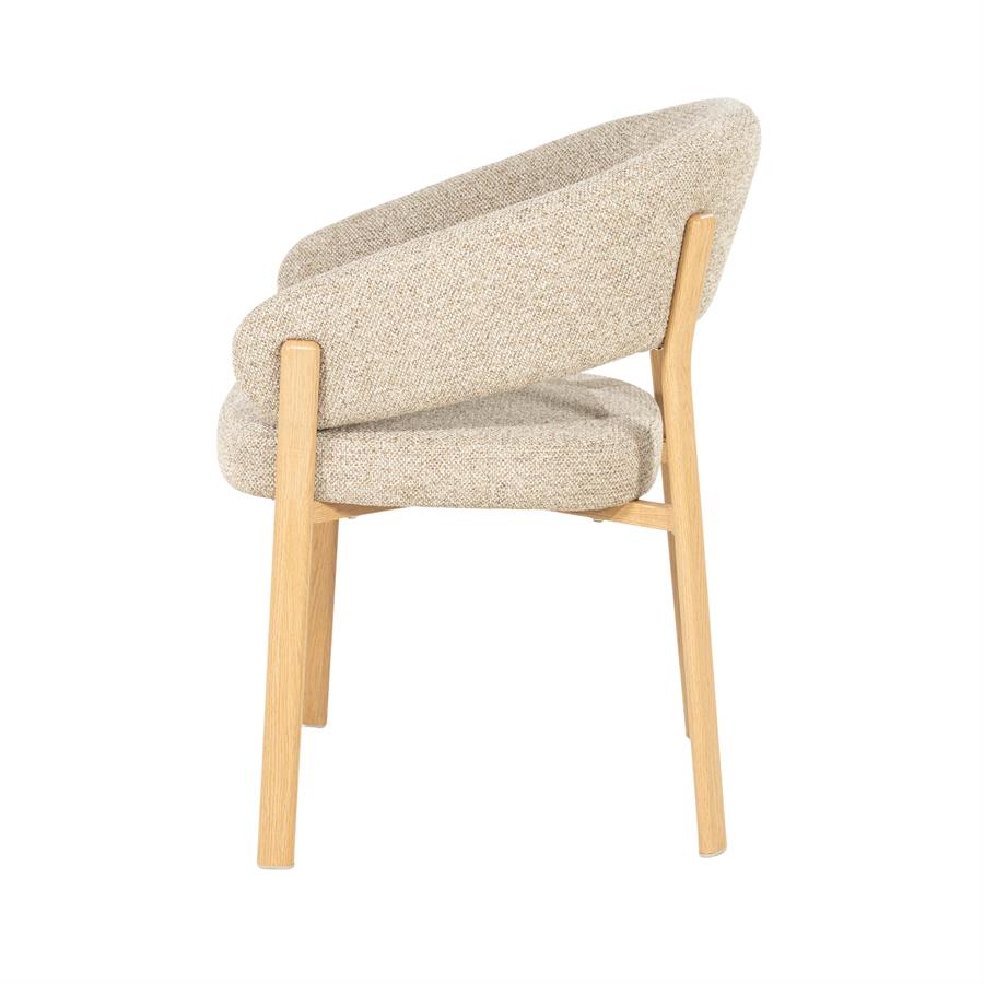 Armstoel Sedia bruin of naturel  - BYB