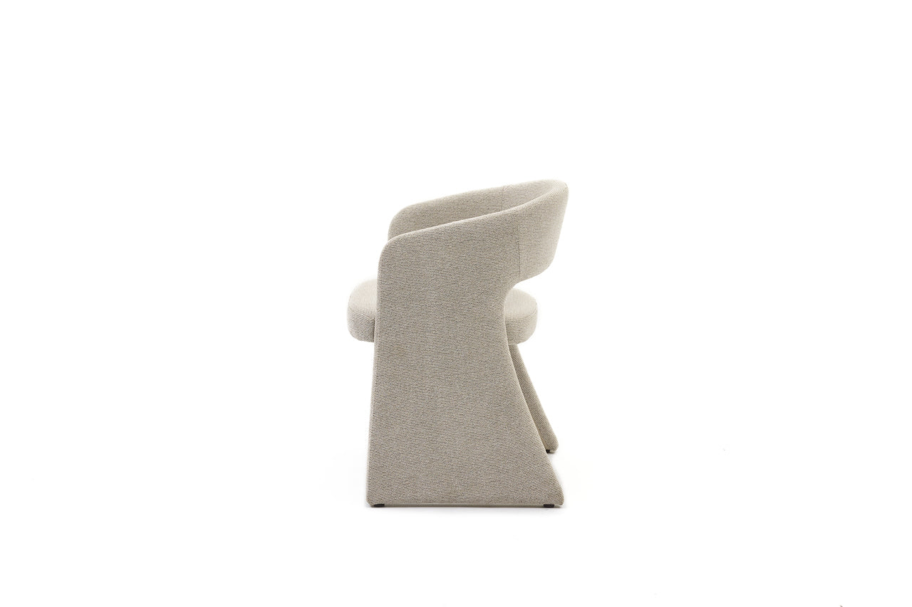 Eetkamerstoel/clubzetel Tello sneak natural - YL