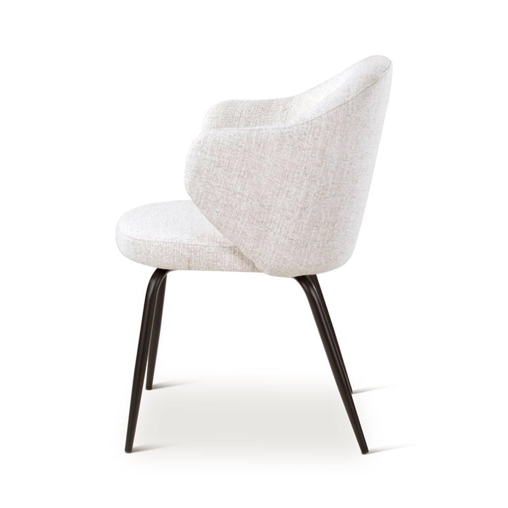 Armstoel Yalo naturel of brick