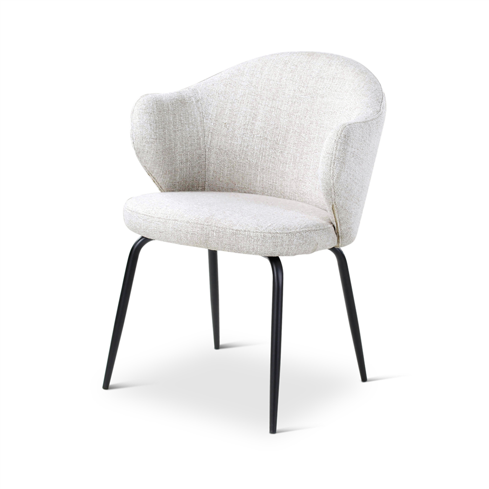 Armstoel Yalo naturel of brick