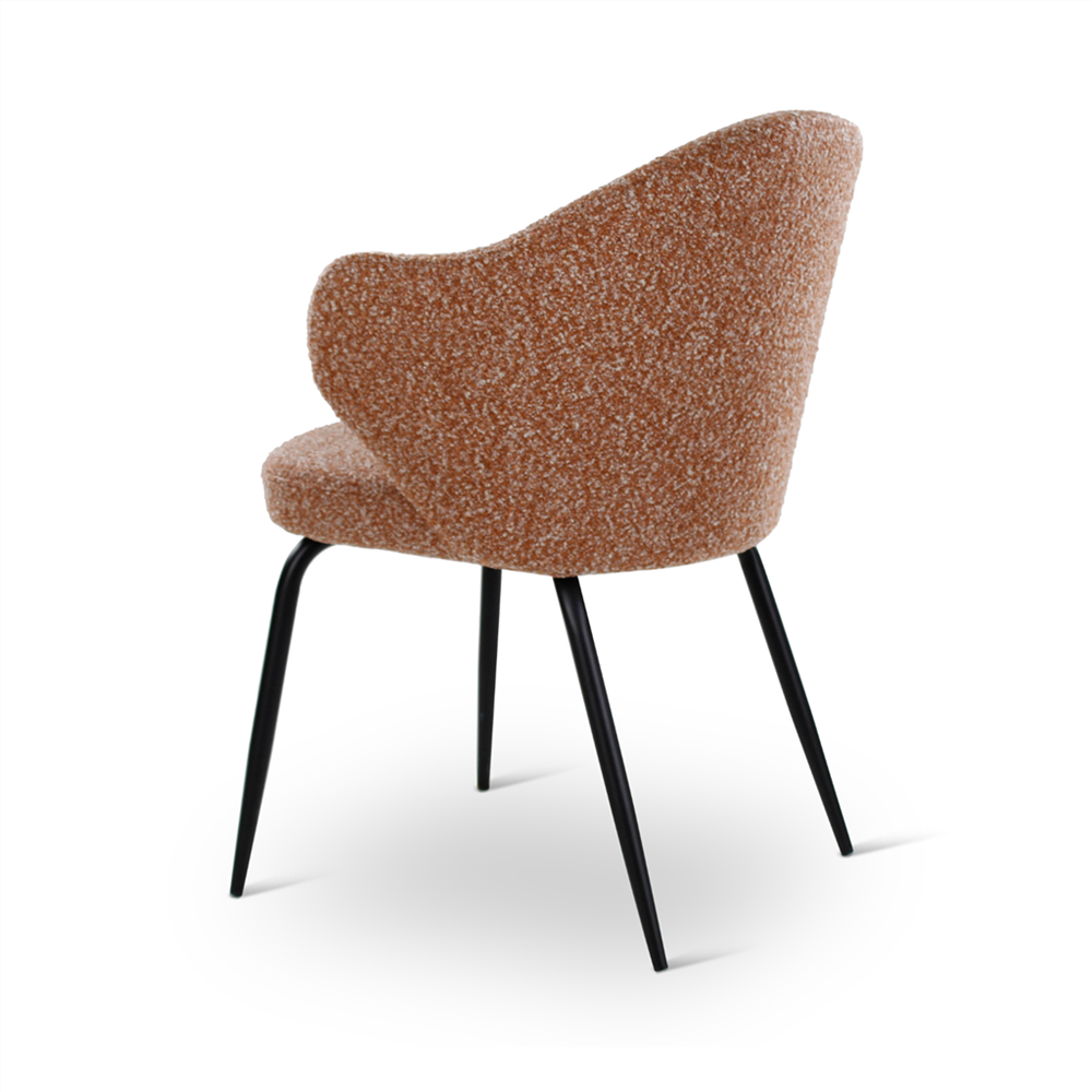 Armstoel Yalo naturel of brick