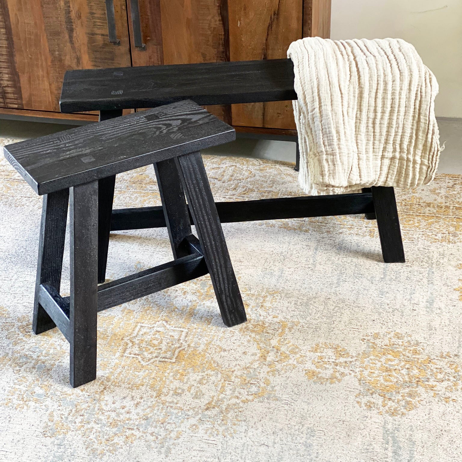 Bank Factory zwart L - RAW