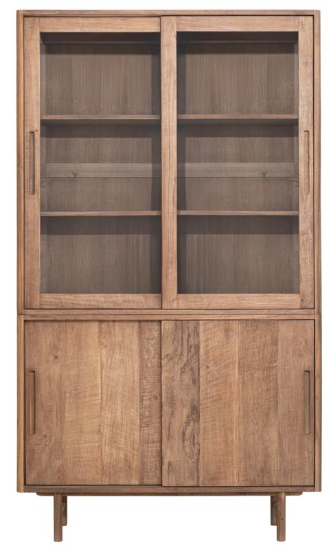 Vitrine Bliss medium, 2x2 schuifdeuren - DTP