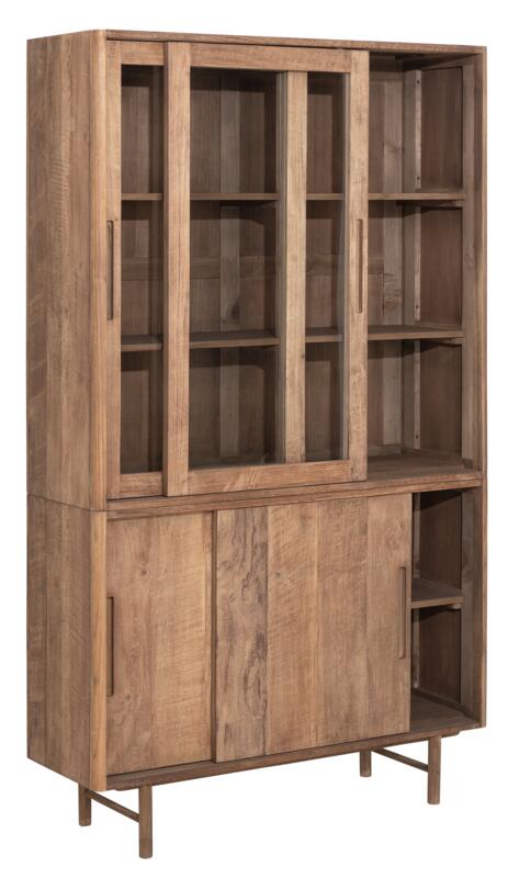 Vitrine Bliss medium, 2x2 schuifdeuren - DTP