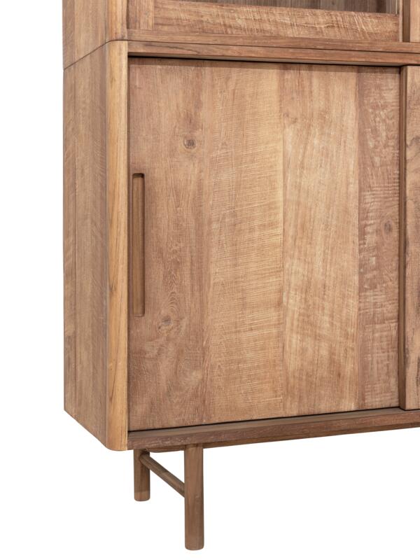 Vitrine Bliss medium, 2x2 schuifdeuren - DTP