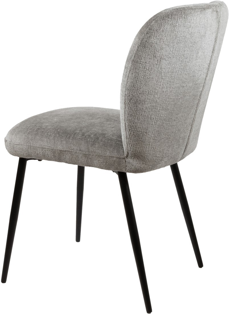 Fauteuil de table Bobby - gris clair (prix = lot de deux) - NW