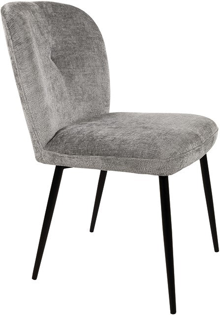 Fauteuil de table Bobby - gris clair (prix = lot de deux) - NW