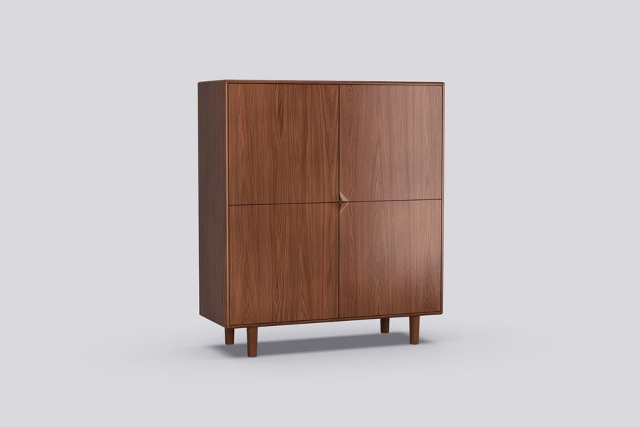 Barkast Sento 4-deurs eik (4 kleuren) - THS