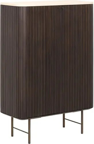 Bergkast Maroon 2-deurs mahonie - DTP