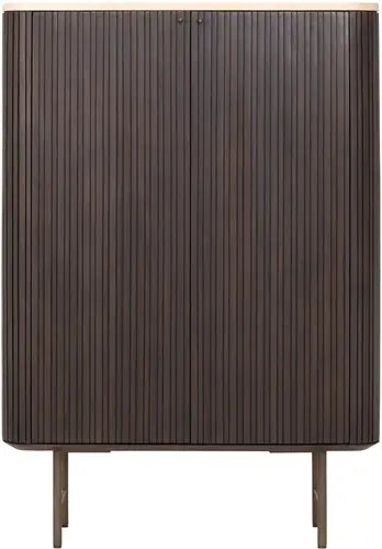 Bergkast Maroon 2-deurs mahonie - DTP