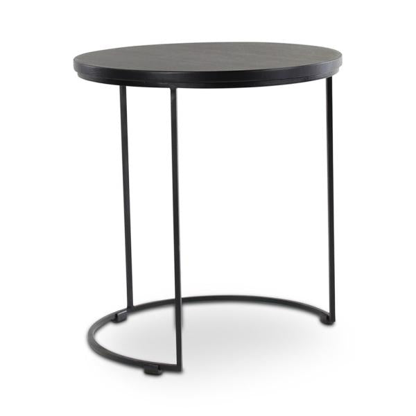 Bijzettafel Faro, naturel of zwart