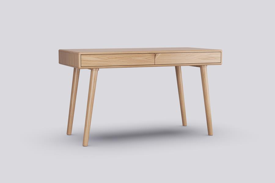 Bureau Sento 130 en chêne (4 couleurs) - THS