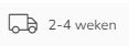 levertermijn 2 tot 4 weken