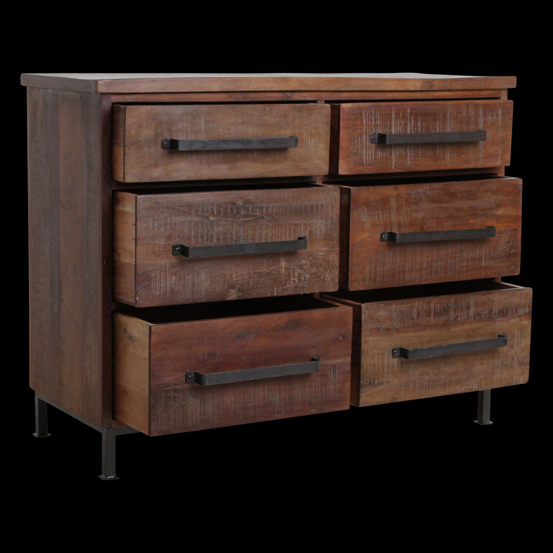 Dressoir Factory 6 lades - RAW