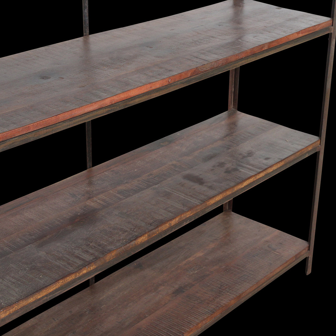 Boekenrek Factory houten planken - RAW