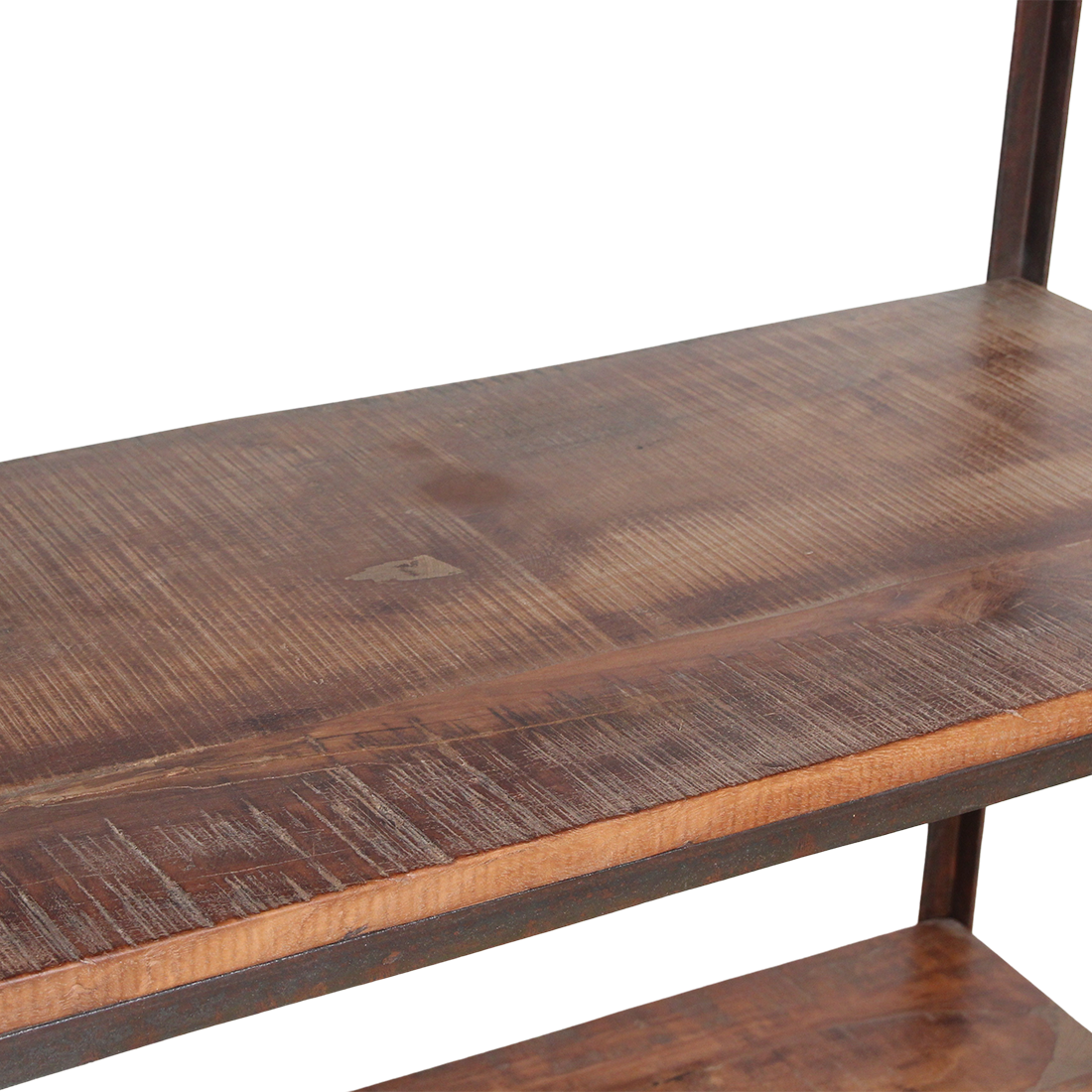 Étagère Factory S avec tablettes en bois - RAW