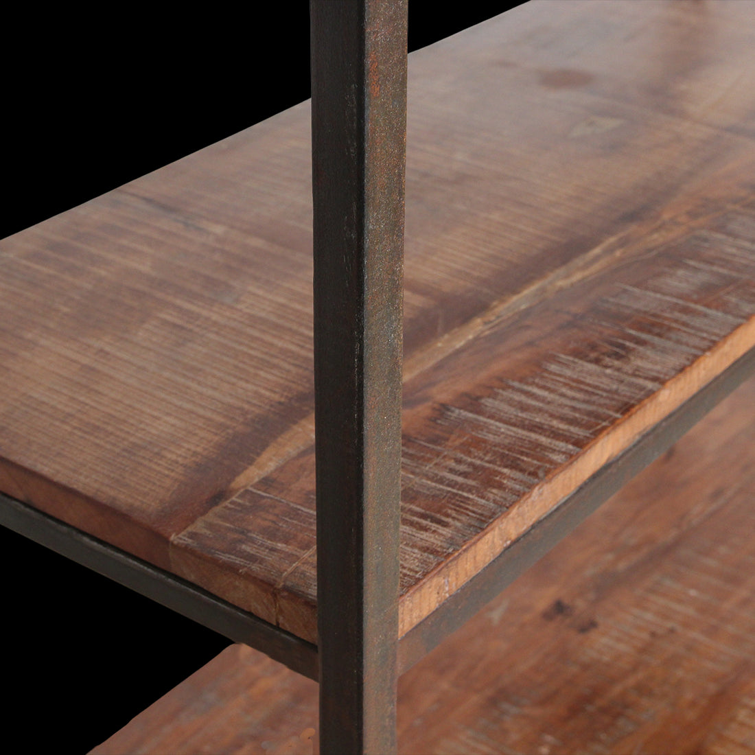 Boekenrek Factory S houten planken - RAW