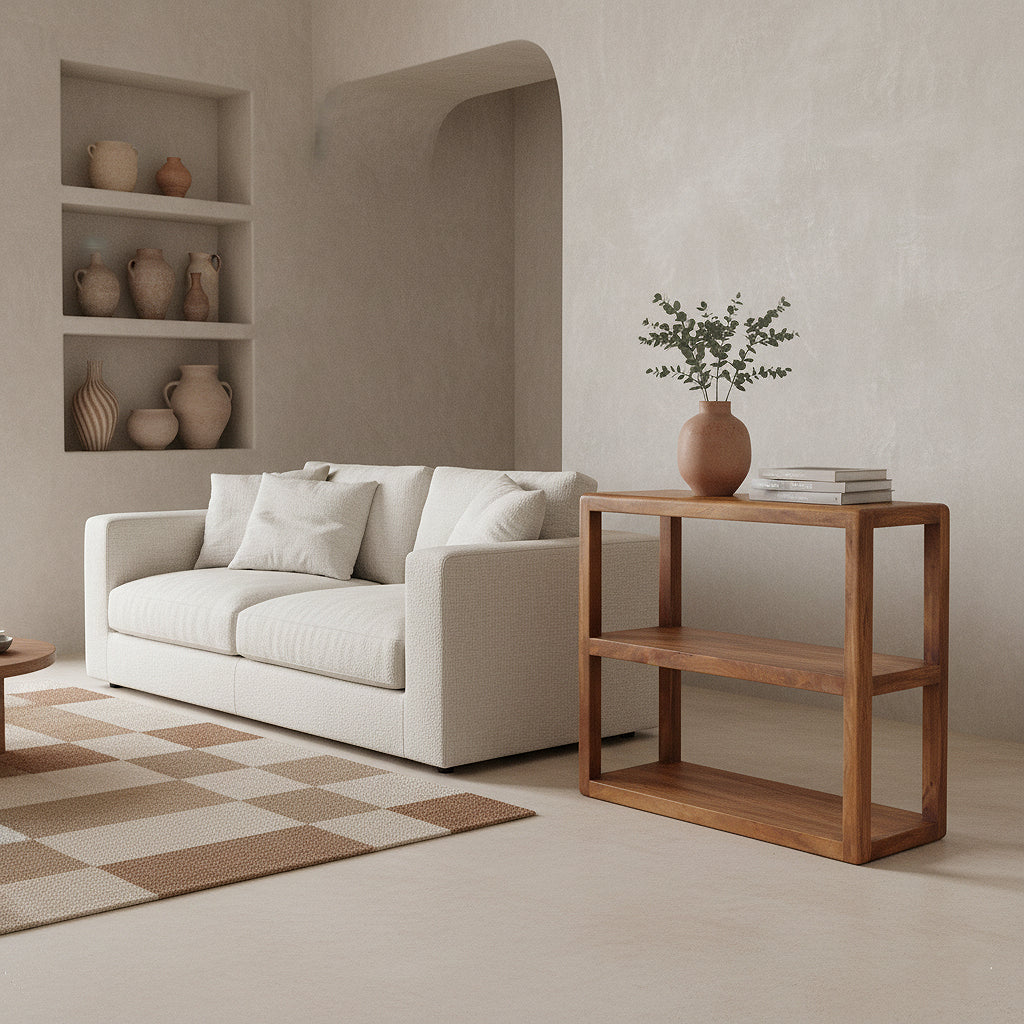 Boekenrek Bullnose mango - RAW