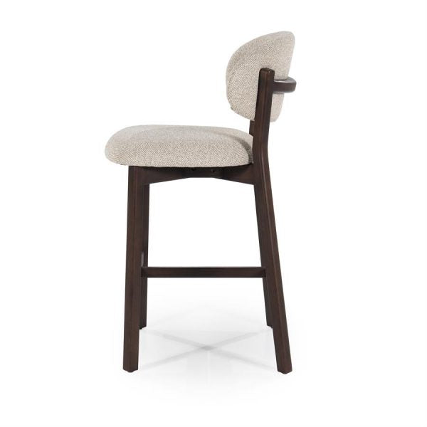 Counterstoel Mikky bruin eikenhout - Eleo