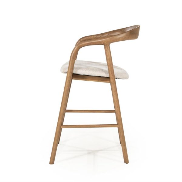 Fauteuil tendance Rayven chêne brun - Eleo