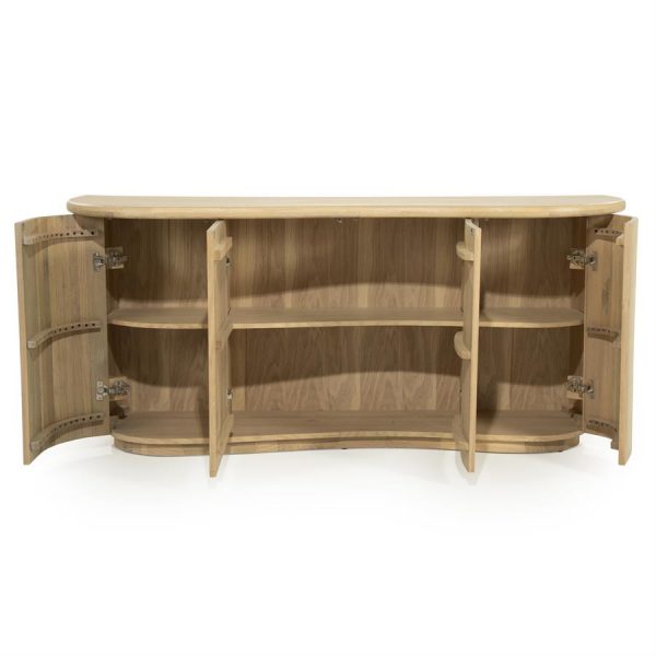 Dressoir Josh naturel eikenhout - Eleo