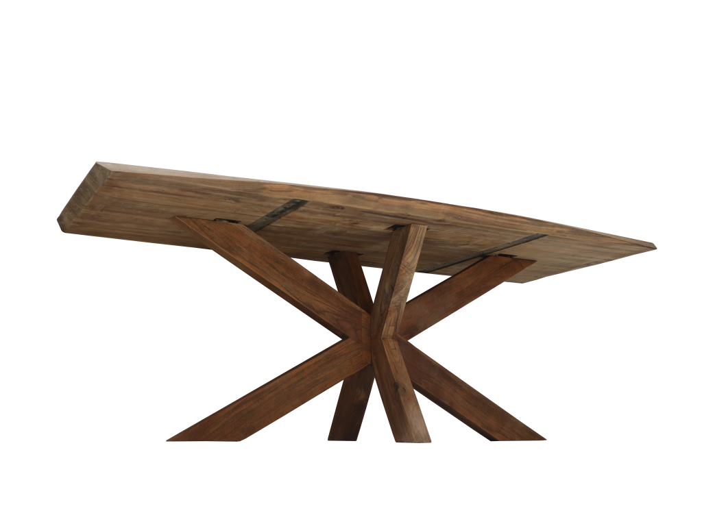 Eettafel Bruxelles - massief teakhout - JENE