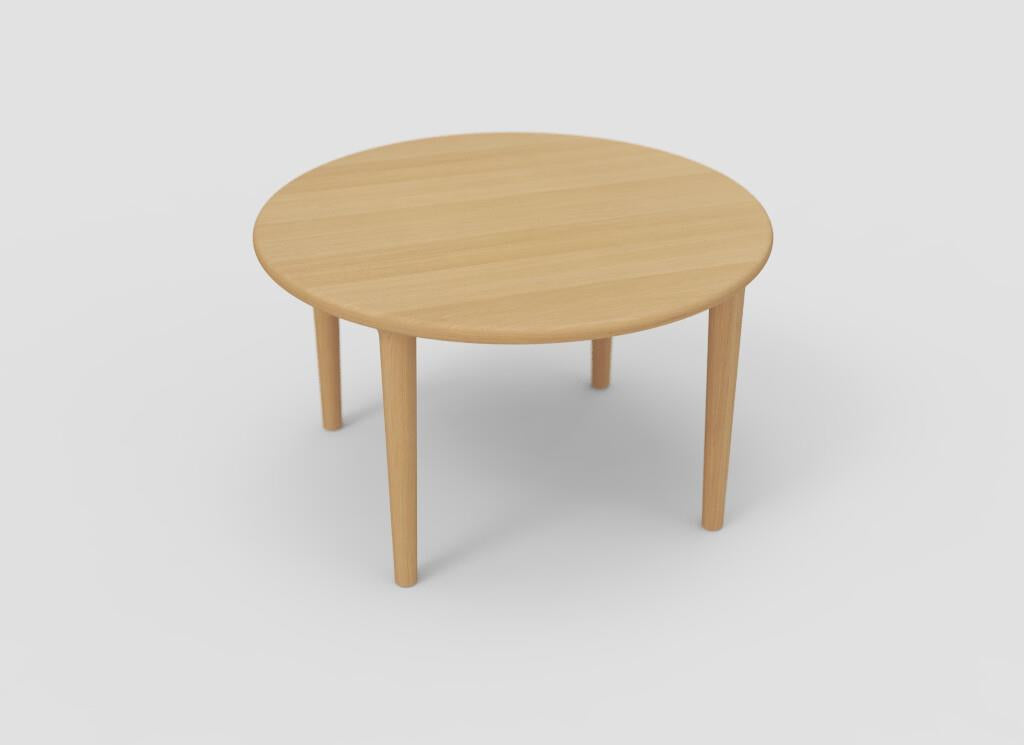 Eettafel Sento 130 rond eik (4 kleuren) - THS