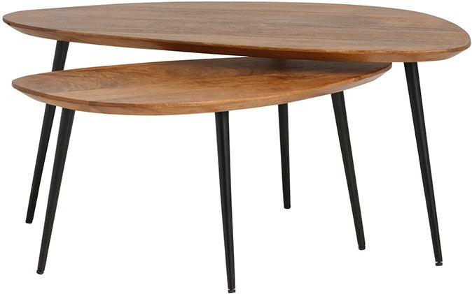 Salontafel Ginger - set van 2, organisch - NW