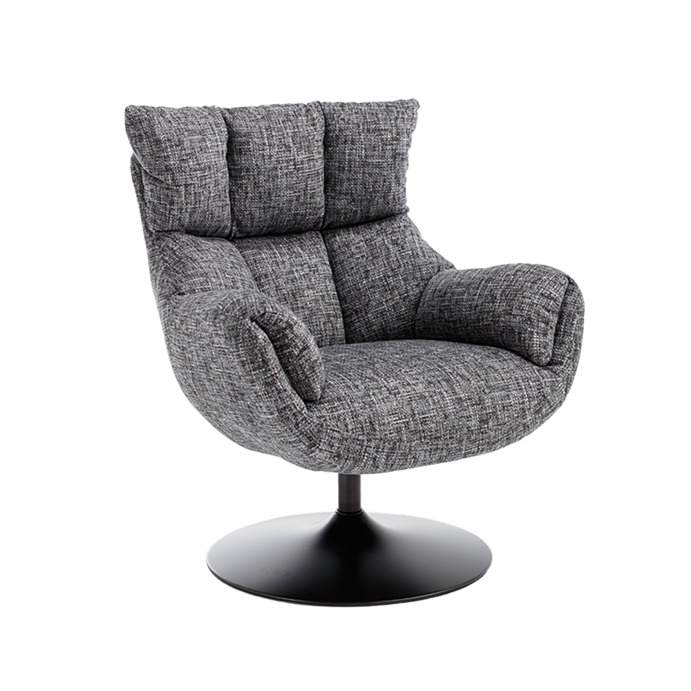 Fauteuil Force roterend - beige of donkergrijs - TWL