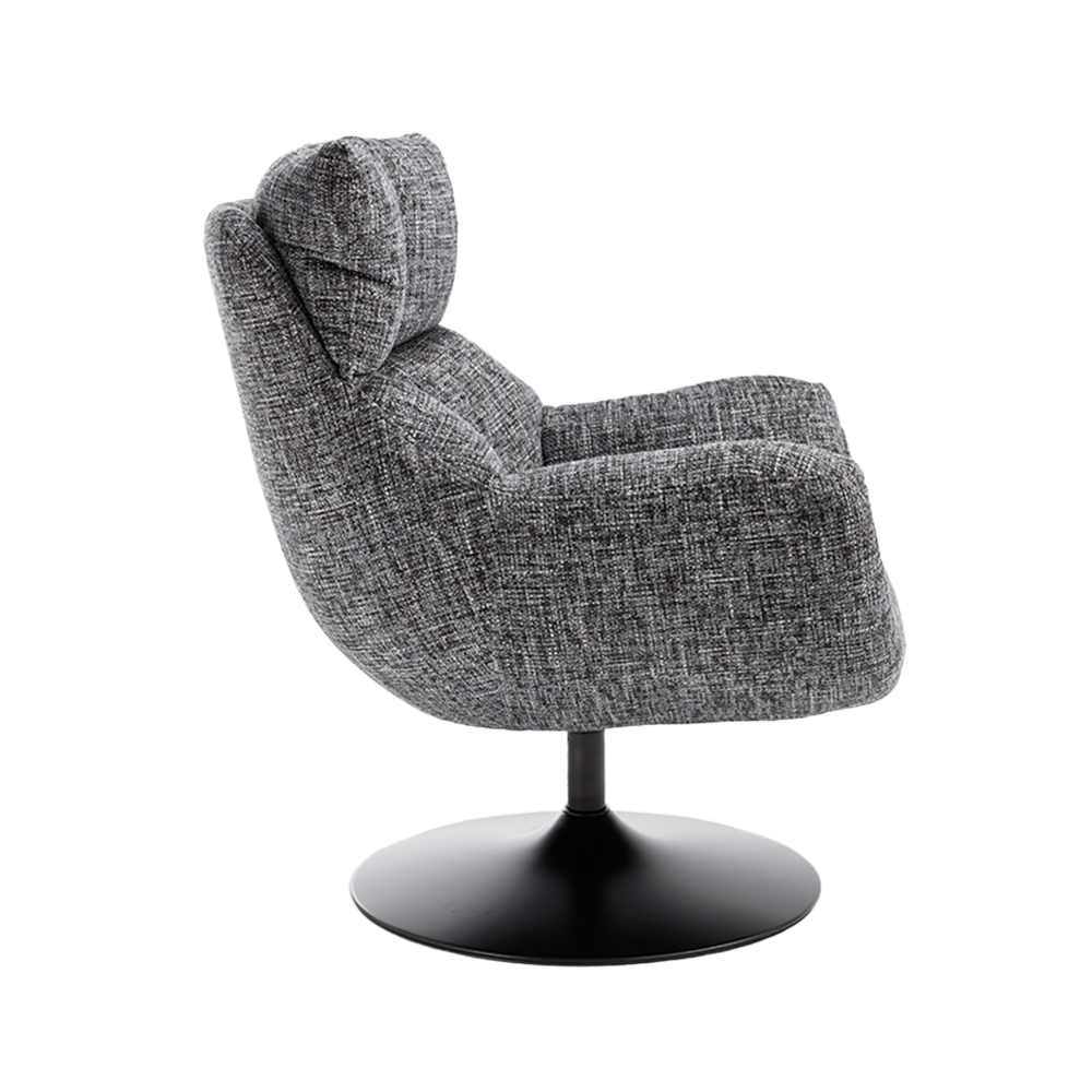 Fauteuil Force roterend - beige of donkergrijs - TWL
