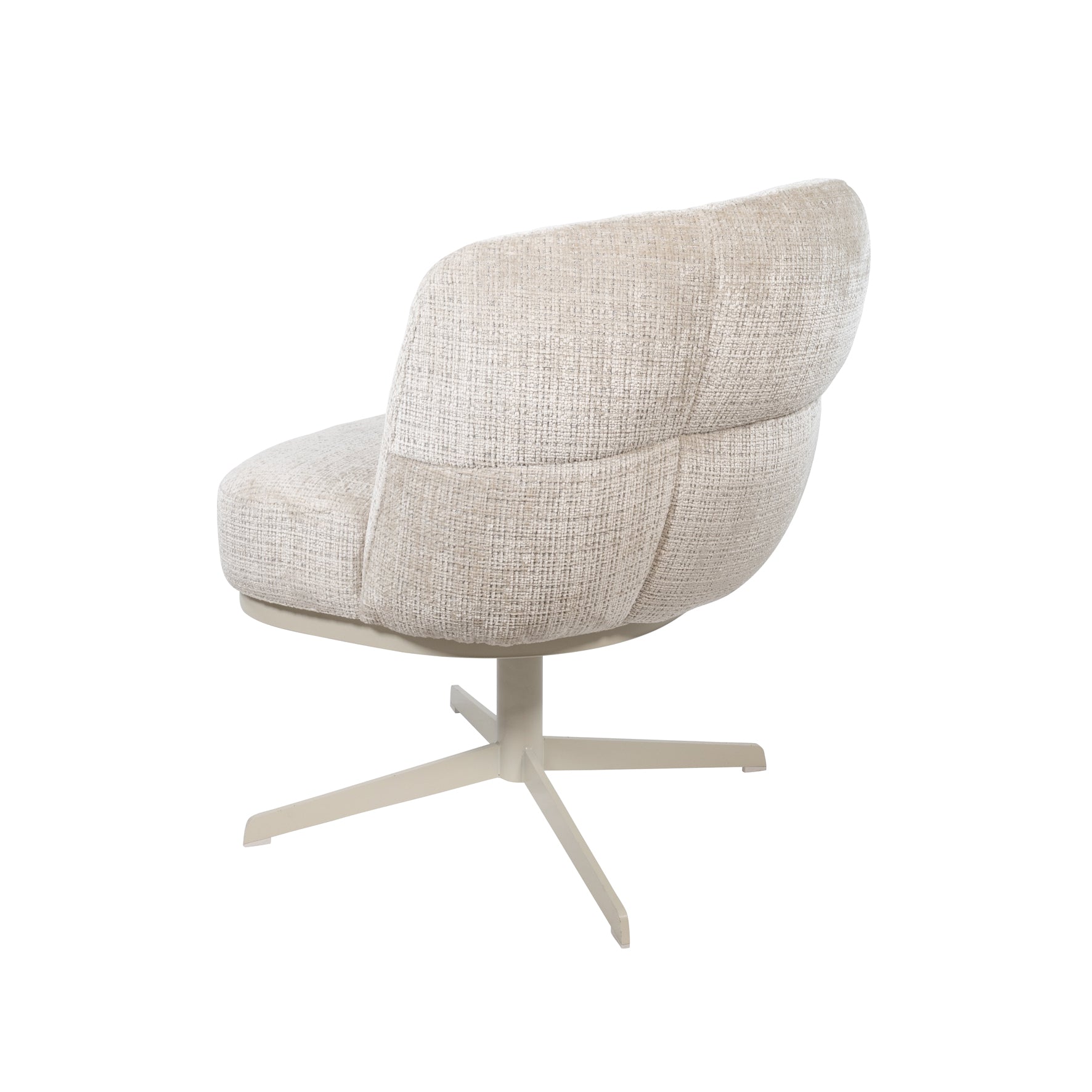 JLo eetkamerstoel - beige draaipoot 360 - Cremona - Taupe - NW